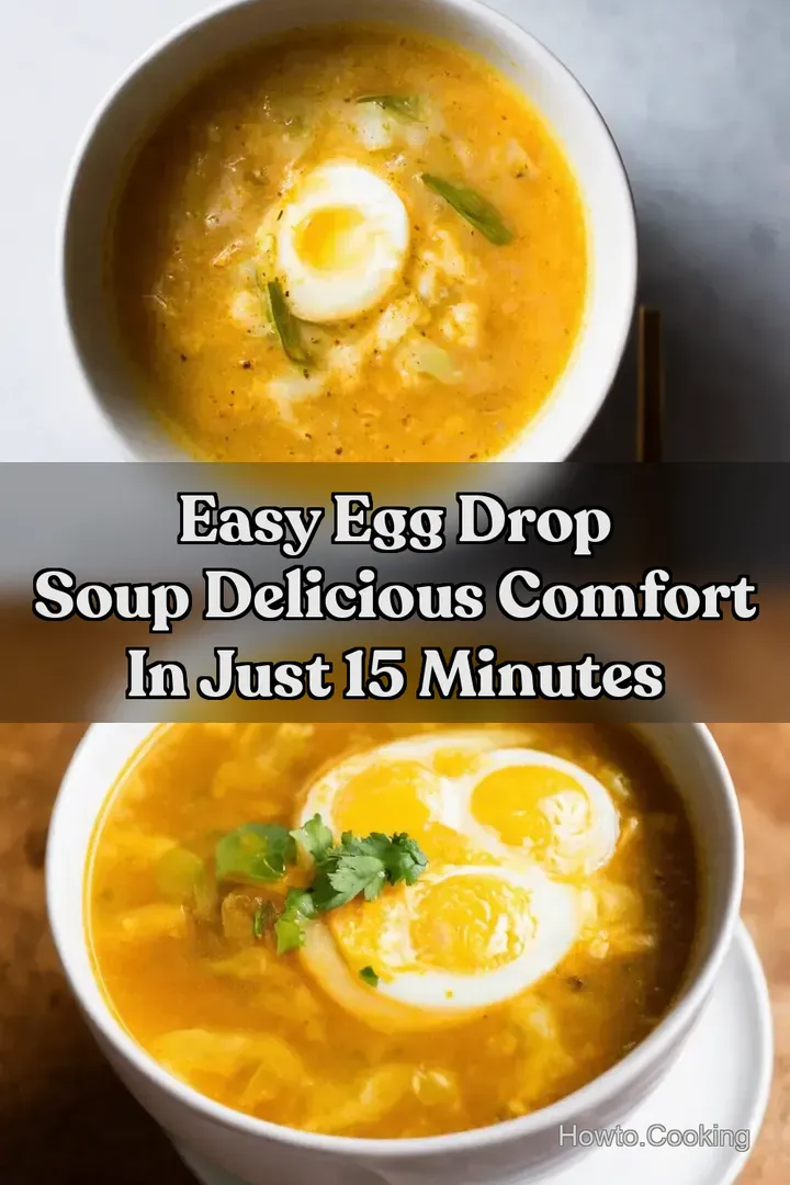 Easy Egg Drop Soup Delicious Comfort in Just 15 Minutes