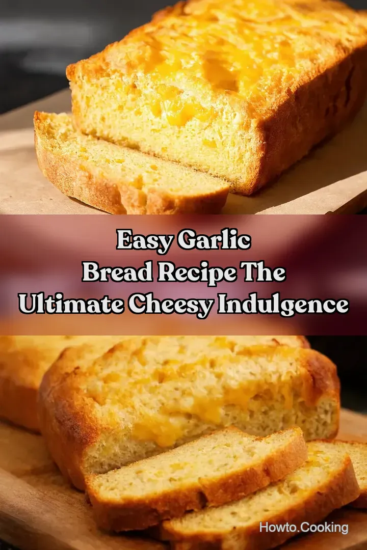 Easy Garlic Bread Recipe The Ultimate Cheesy Indulgence : PIN FOR LATER Easy Garlic Bread Recipe The Ultimate Cheesy Indulgence