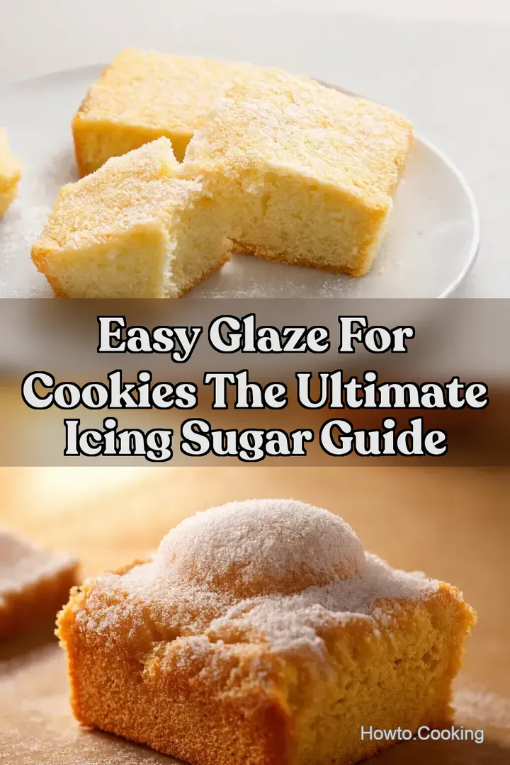 Easy Glaze for Cookies The Ultimate Icing Sugar Guide