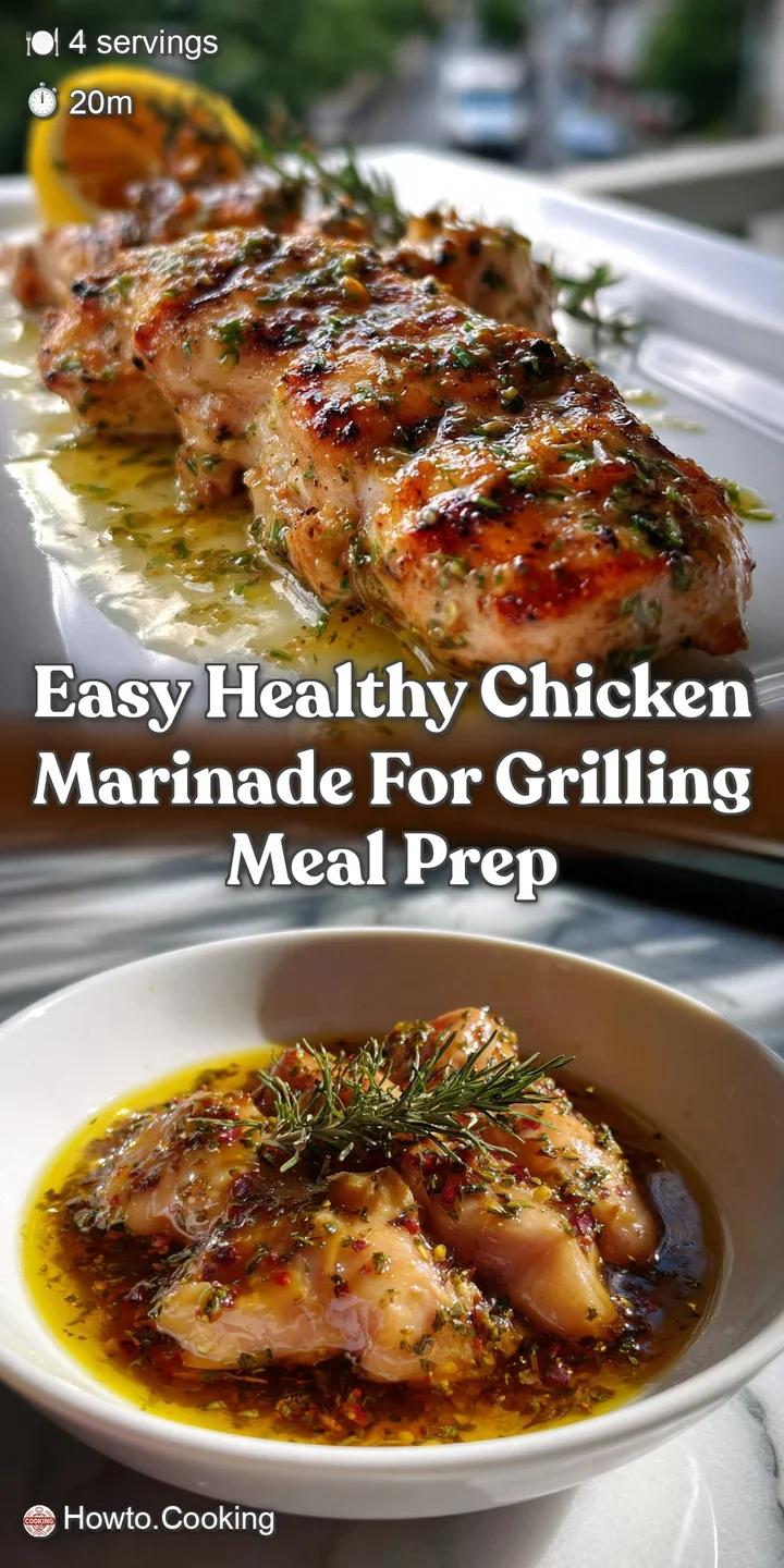 Easy Healthy Chicken Marinade for Grilling Meal Prep