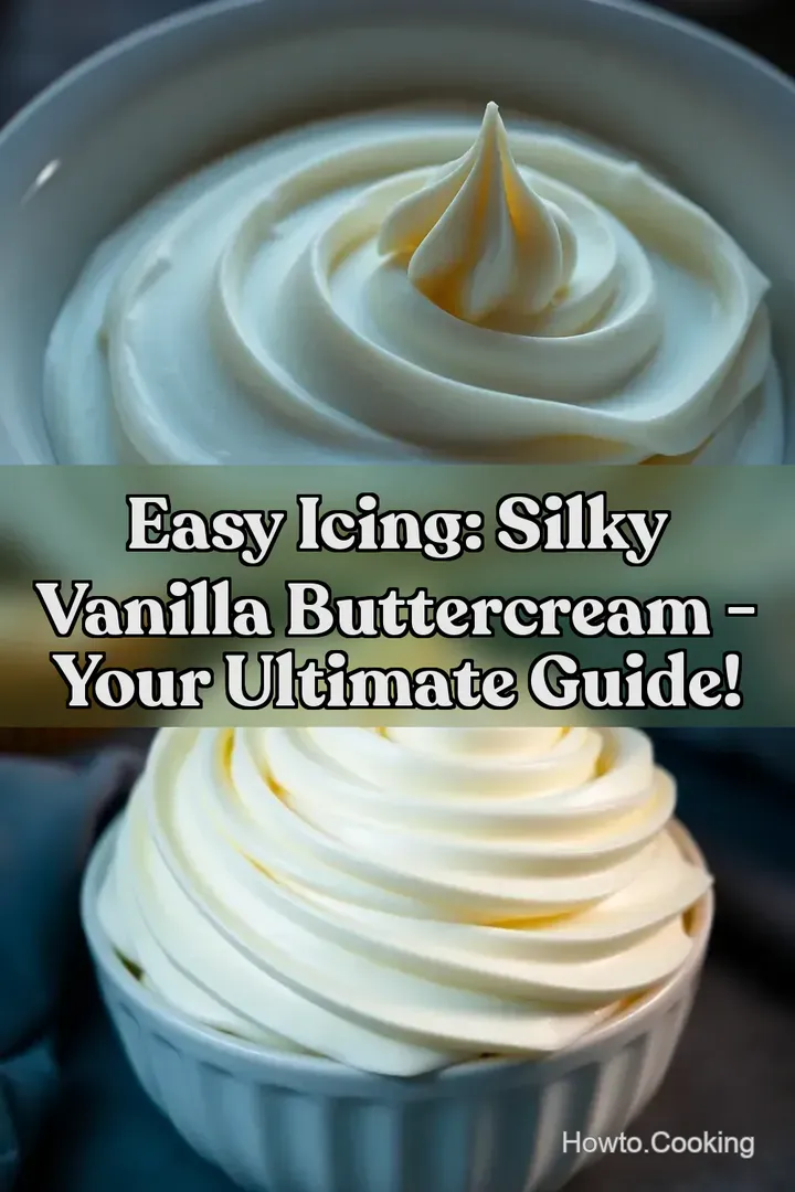 Easy Icing: Silky Vanilla Buttercream - Your Ultimate Guide!