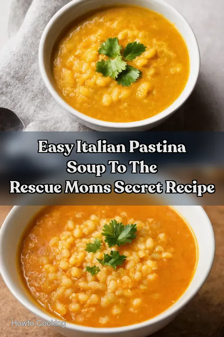 Easy Italian Pastina Soup to the Rescue Moms Secret Recipe