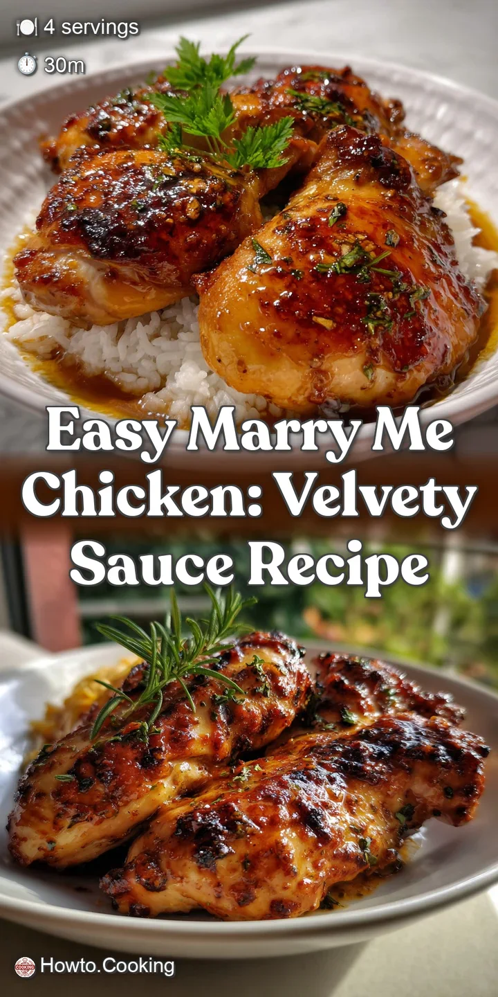 Easy Marry Me Chicken: Velvety Sauce Recipe