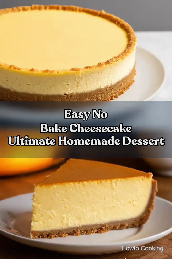 Easy No Bake Cheesecake Ultimate Homemade Dessert