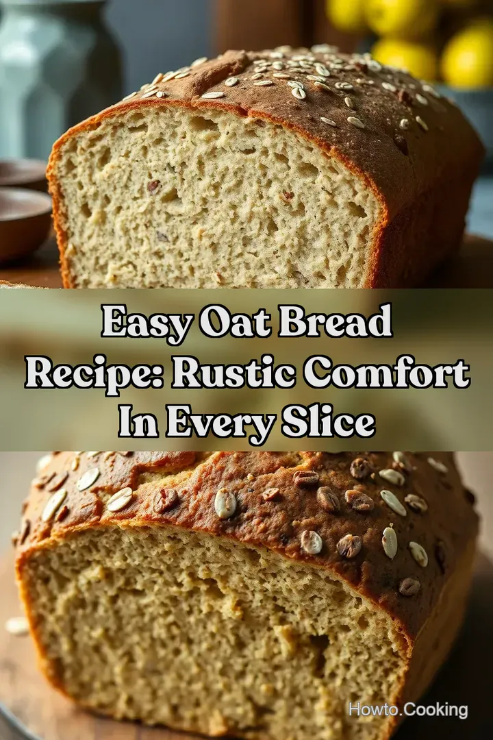 Easy Oat Bread Recipe: Rustic Comfort in Every Slice : PIN FOR LATER Easy Oat Bread Recipe: Rustic Comfort in Every Slice
