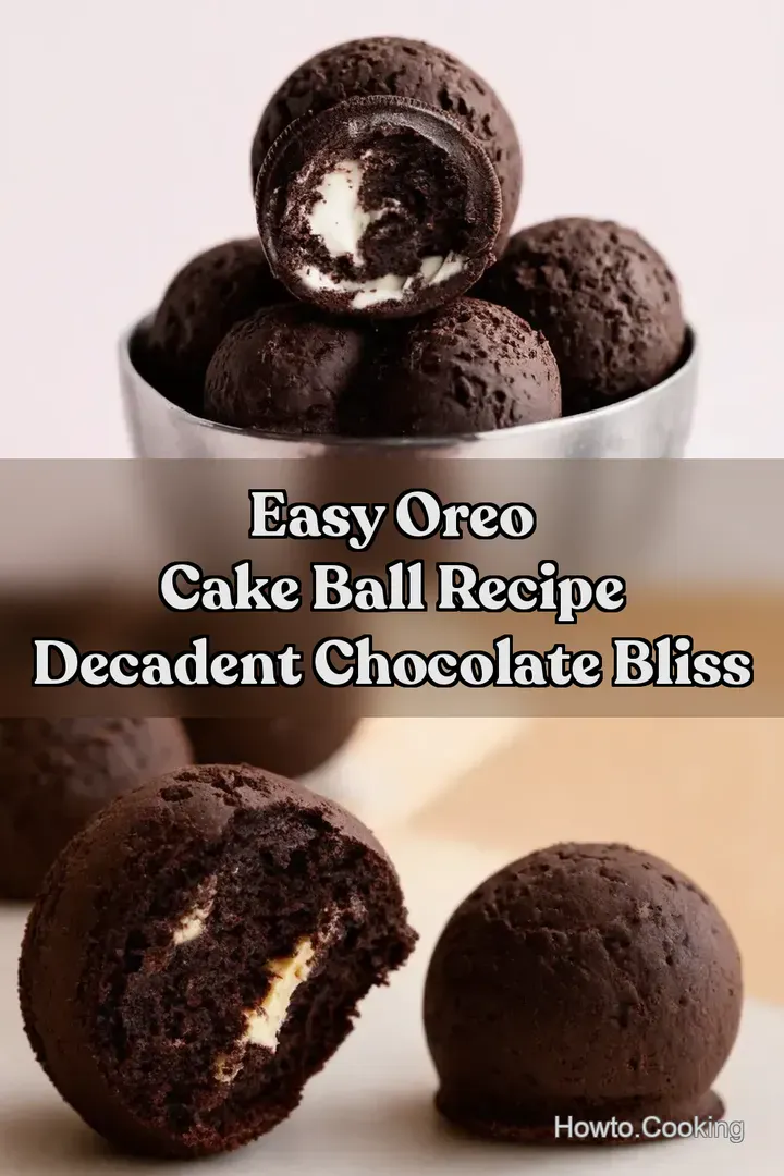 Easy Oreo Cake Ball Recipe Decadent Chocolate Bliss
