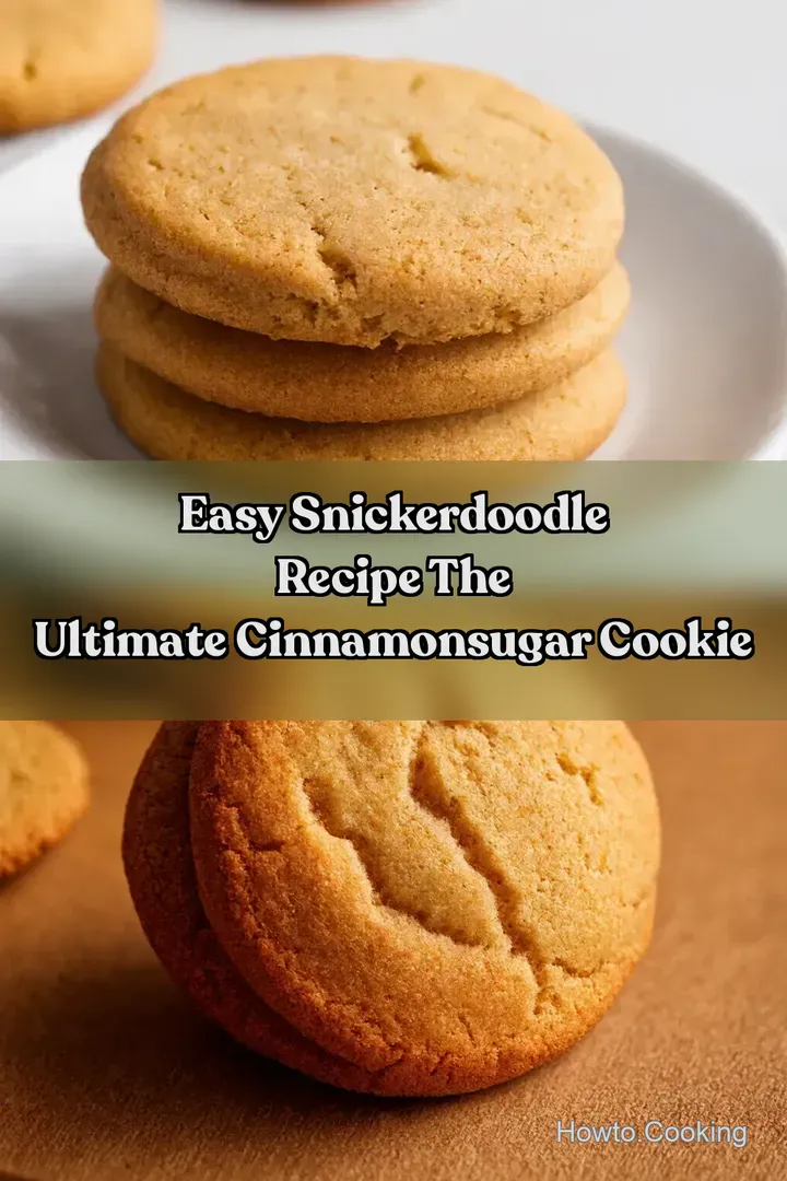 Easy Snickerdoodle Recipe The Ultimate CinnamonSugar Cookie