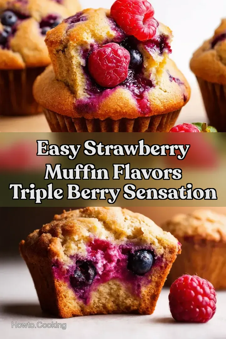 Easy Strawberry Muffin Flavors Triple Berry Sensation