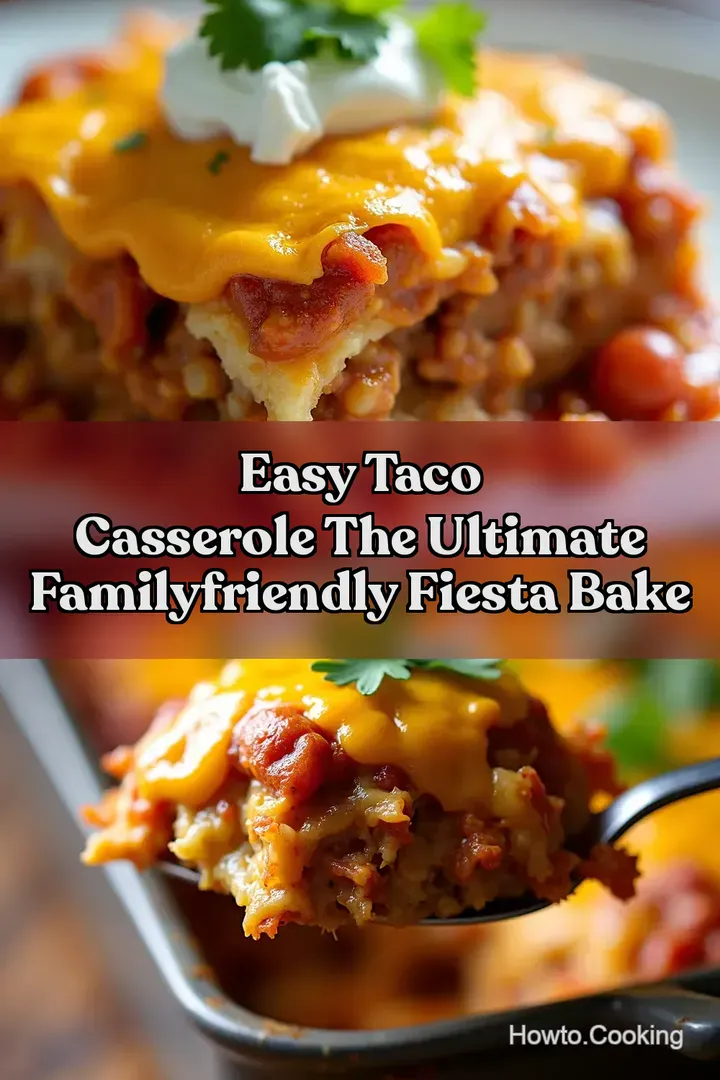 Easy Taco Casserole The Ultimate FamilyFriendly Fiesta Bake