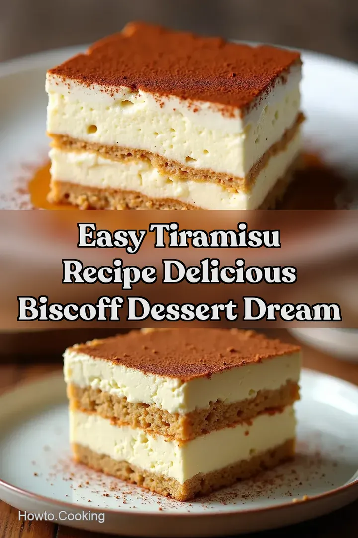 Easy Tiramisu Recipe Delicious Biscoff Dessert Dream