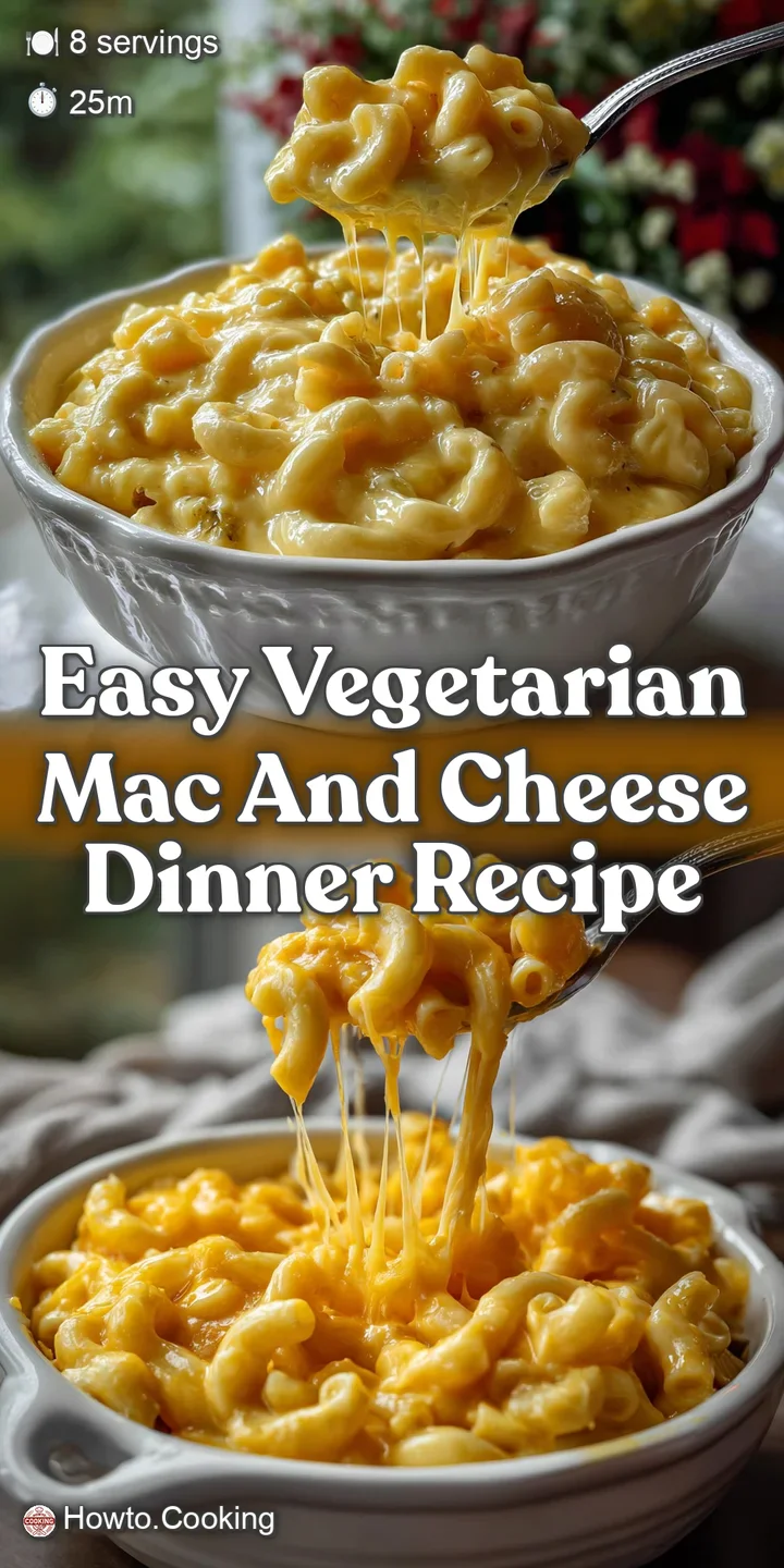 Easy Vegetarian Mac and Cheese Dinner Recipe