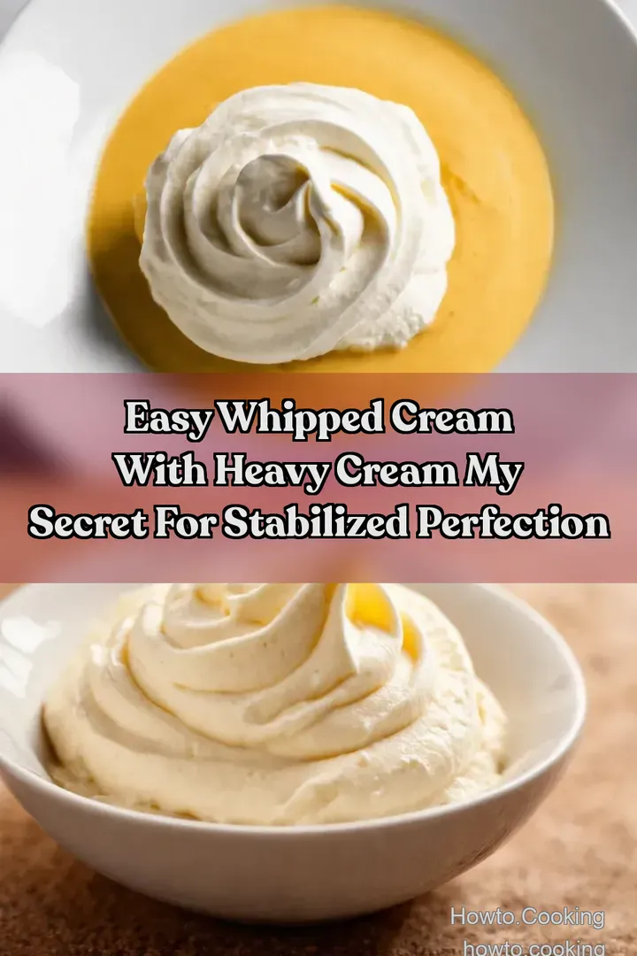 Easy Whipped Cream With Heavy Cream My Secret For Stabilized Perfection : PIN FOR LATER Easy Whipped Cream With Heavy Cream My Secret For Stabilized Perfection