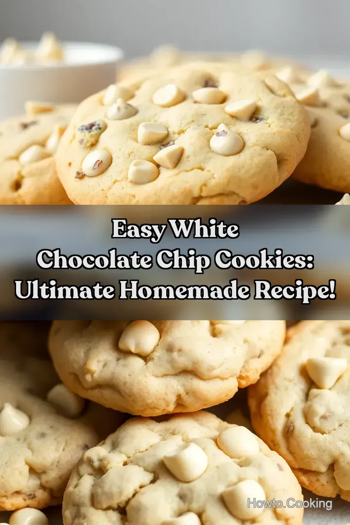 Easy White Chocolate Chip Cookies: Ultimate Homemade Recipe!