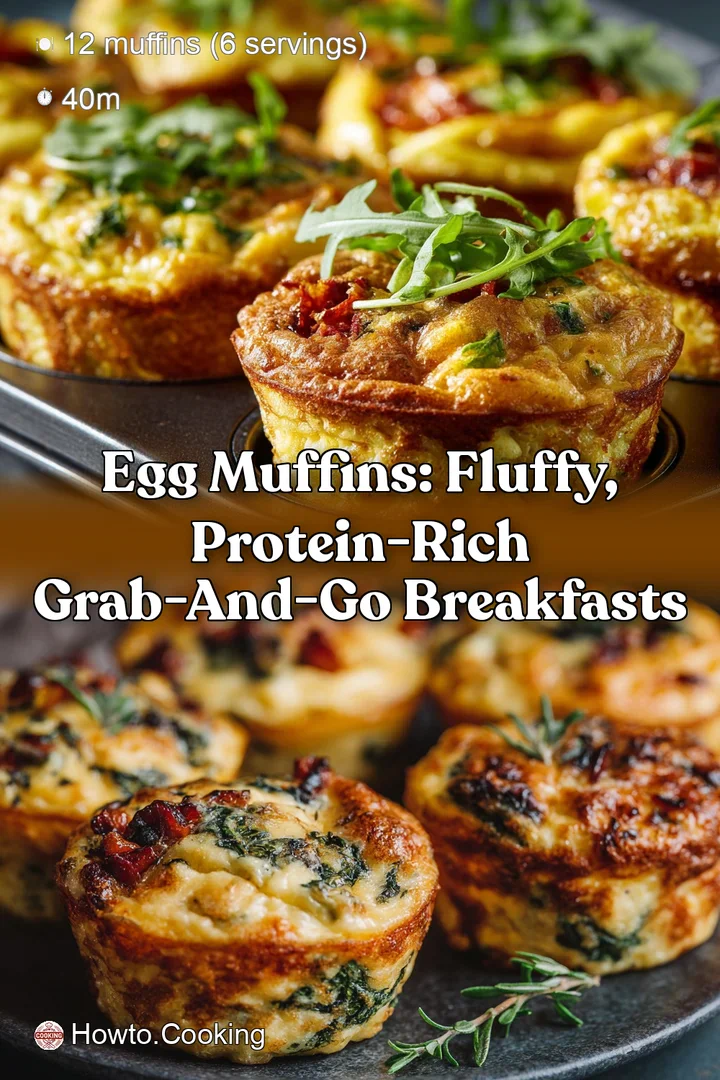 Egg Muffins: Fluffy Protein-Rich Grab-and-Go Breakfasts
