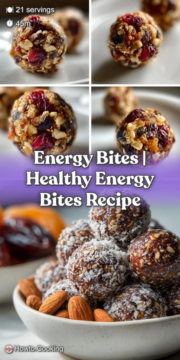 Appetizing close-up of a single, round energy bite showcasing the dense texture of oats, chocolate chips, and chopped nuts...