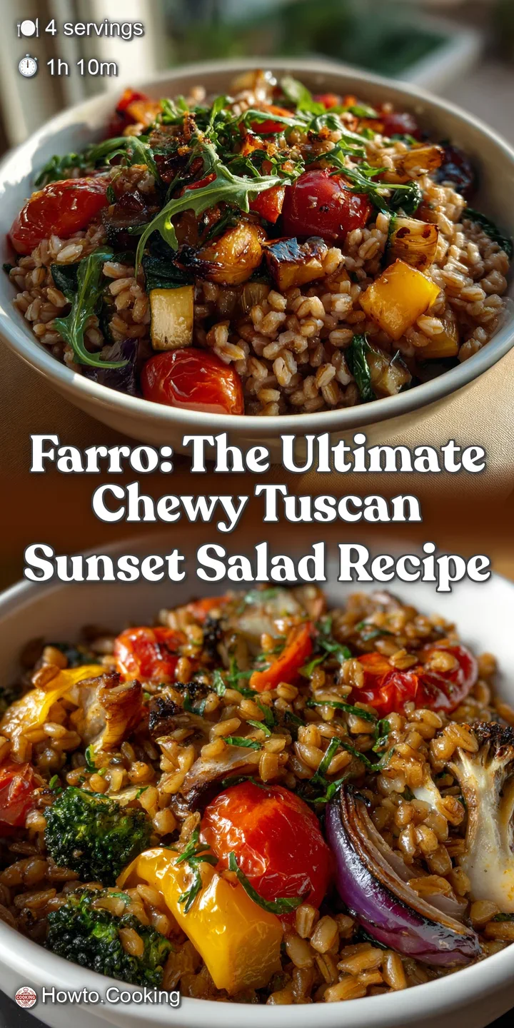 Farro: The Ultimate Chewy Tuscan Sunset Salad Recipe