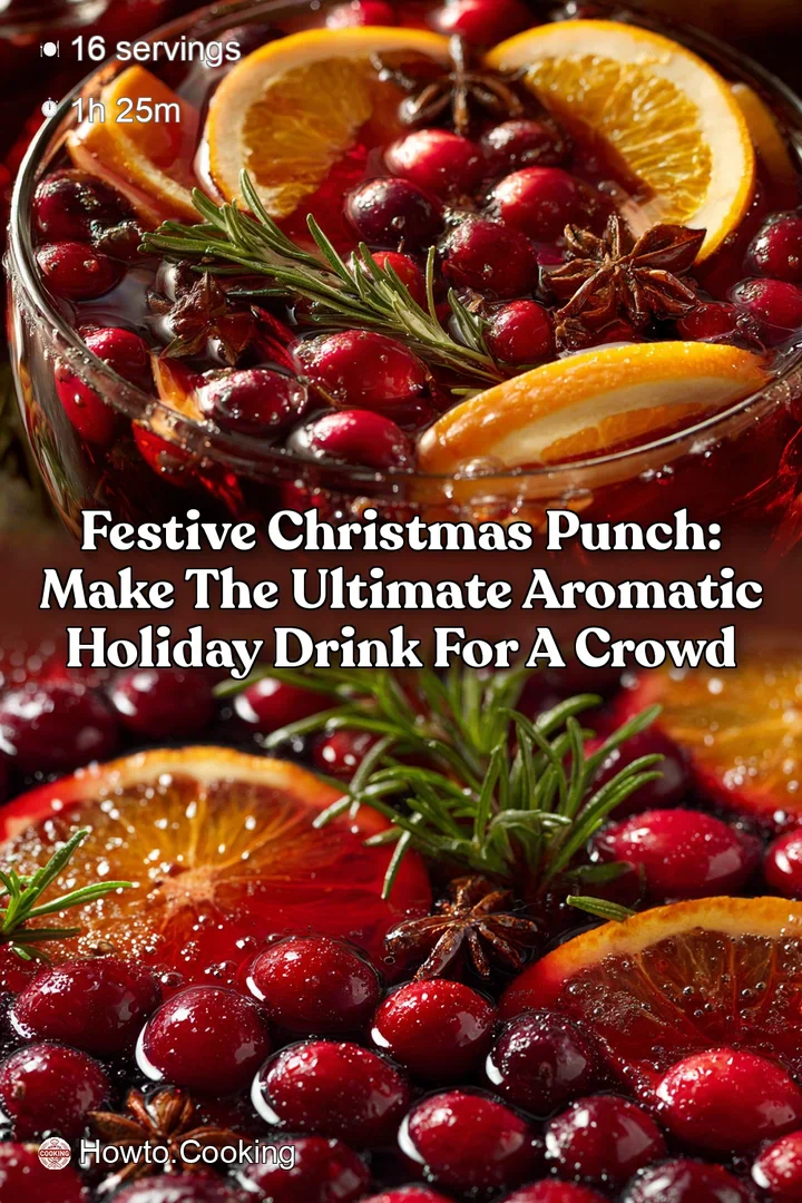 Festive Christmas Punch: Make the Ultimate Aromatic Holiday Drink for a Crowd