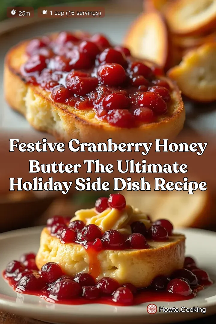 Festive Cranberry Honey Butter The Ultimate Holiday Side Dish Recipe
