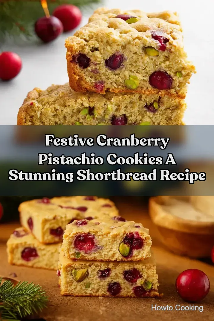 Festive Cranberry Pistachio Cookies A Stunning Shortbread Recipe