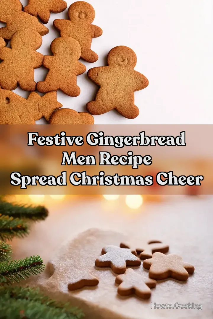 Festive Gingerbread Men Recipe Spread Christmas Cheer