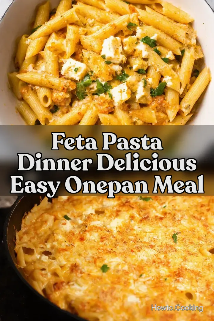 Feta Pasta Dinner Delicious Easy OnePan Meal