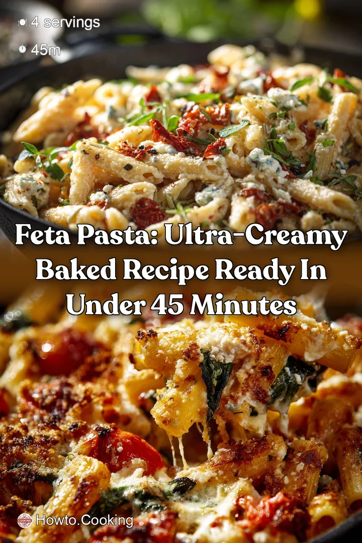 Feta Pasta: Ultra-Creamy Baked Recipe Ready in Under 45 Minutes