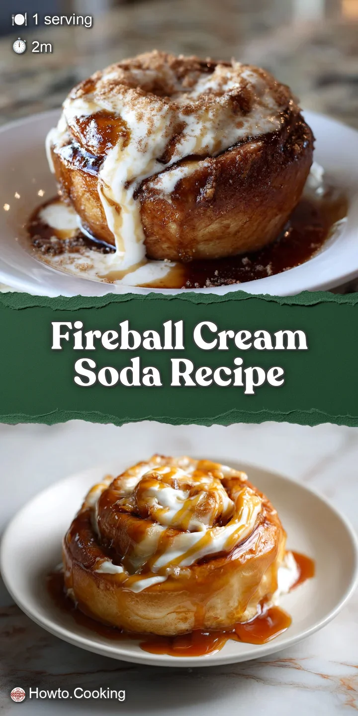 Close-up: Icy cream soda with cinnamon spice. Tiny bubbles clinging to the glass, inviting warmth and sweetness.