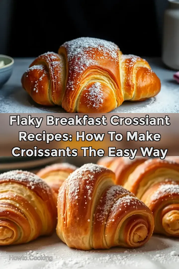 Flaky Breakfast Crossiant Recipes: How to Make Croissants the Easy Way