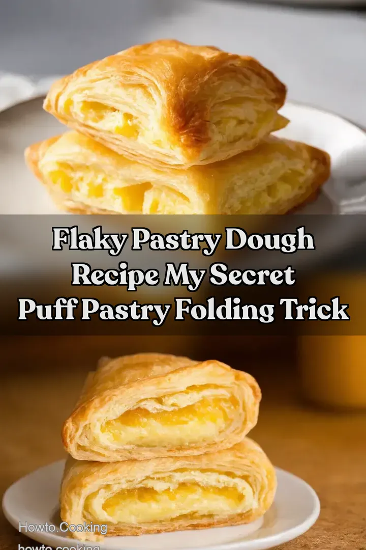 Flaky Pastry Dough Recipe My Secret Puff Pastry Folding Trick : PIN FOR LATER Flaky Pastry Dough Recipe My Secret Puff Pastry Folding Trick