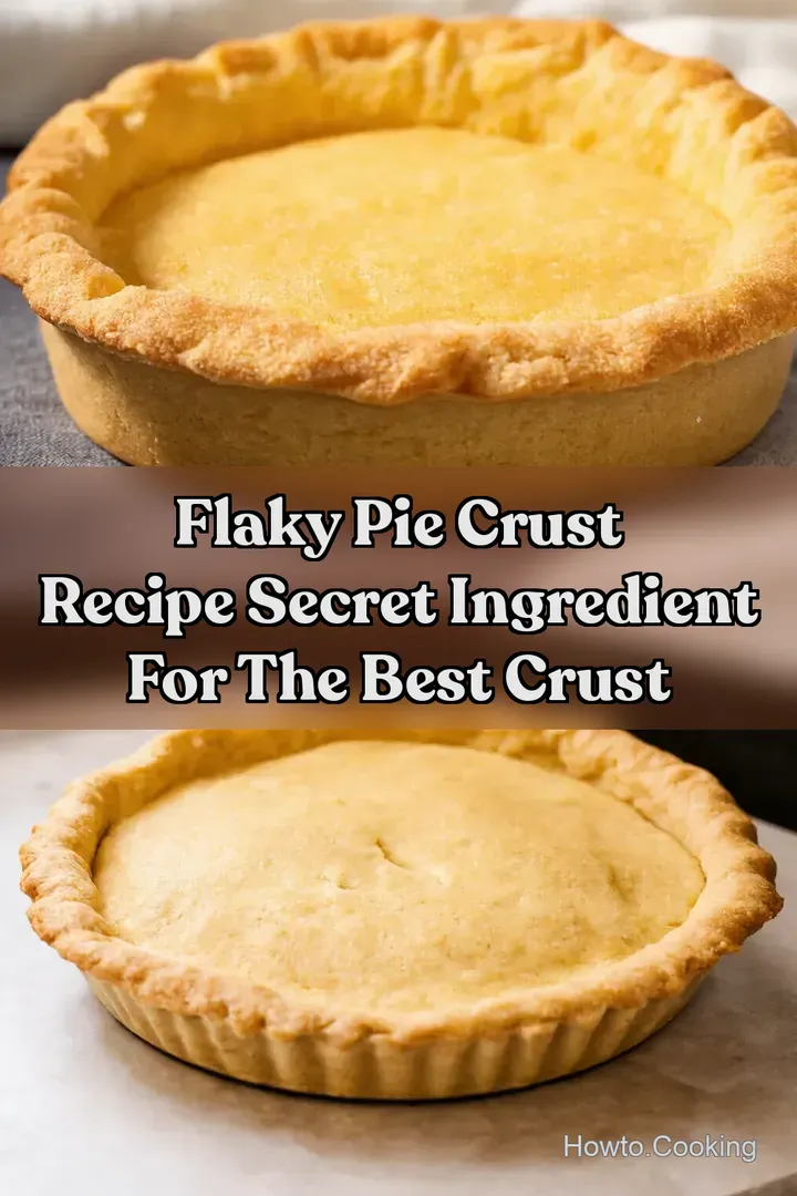 Flaky Pie Crust Recipe Secret Ingredient for the BEST Crust