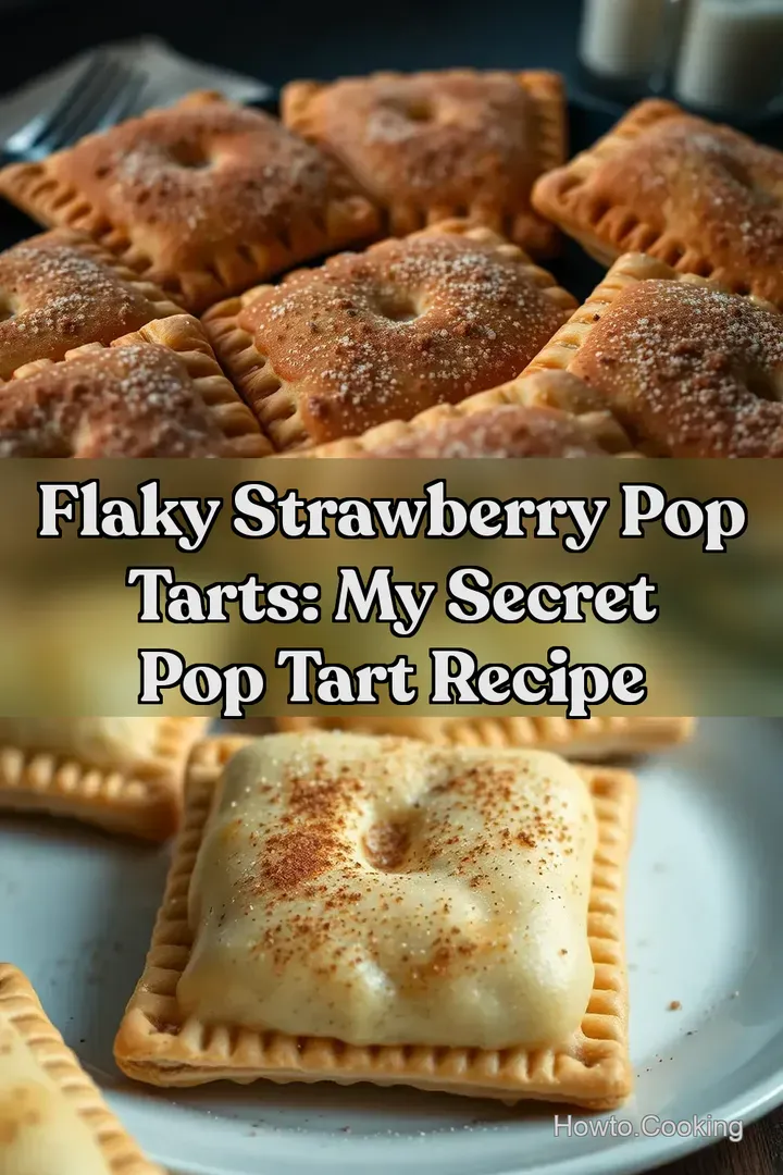 Flaky Strawberry Pop Tarts: My Secret pop tart recipe