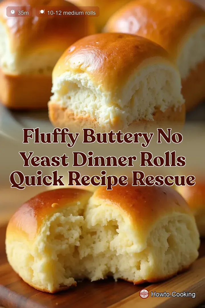 Fluffy Buttery No Yeast Dinner Rolls Quick Recipe Rescue