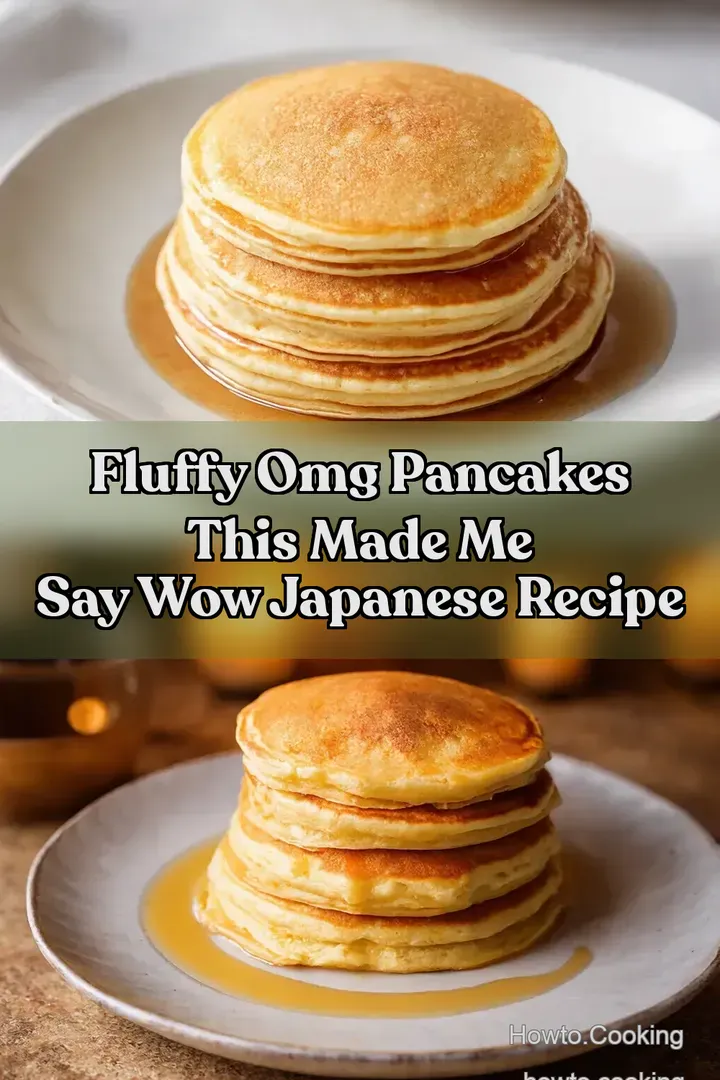 Fluffy OMG Pancakes This made me say WOW Japanese Recipe