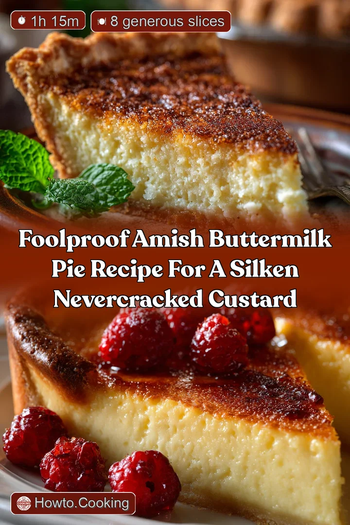 Foolproof Amish Buttermilk Pie Recipe for a Silken NeverCracked Custard