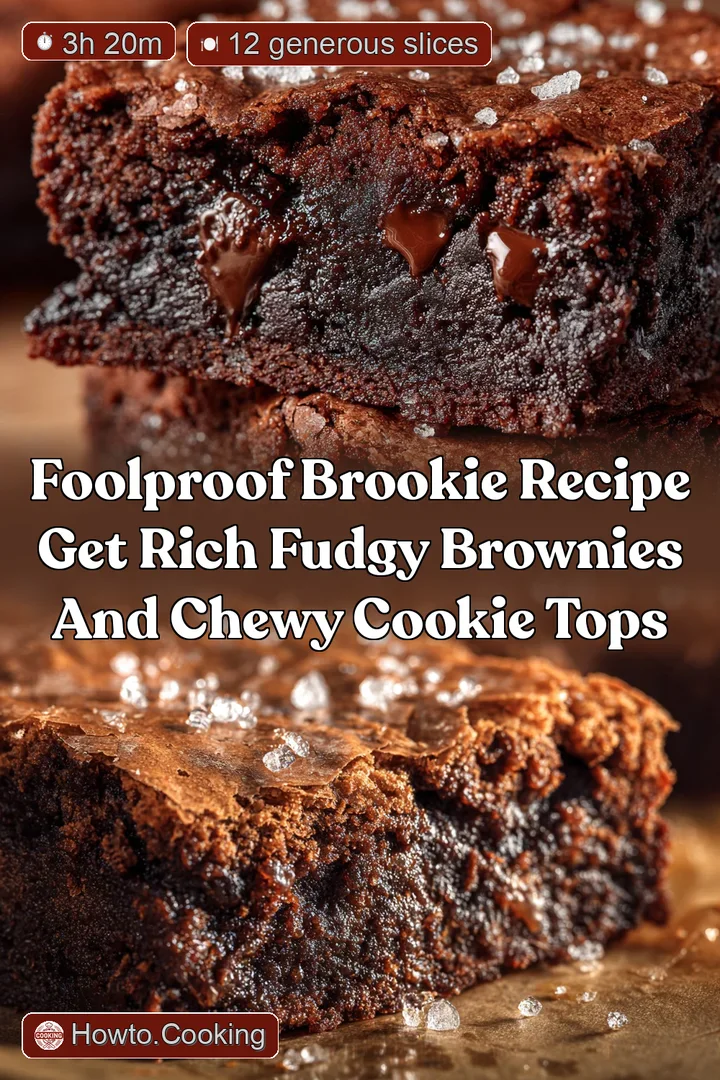 Foolproof Brookie Recipe Get Rich Fudgy Brownies and Chewy Cookie Tops