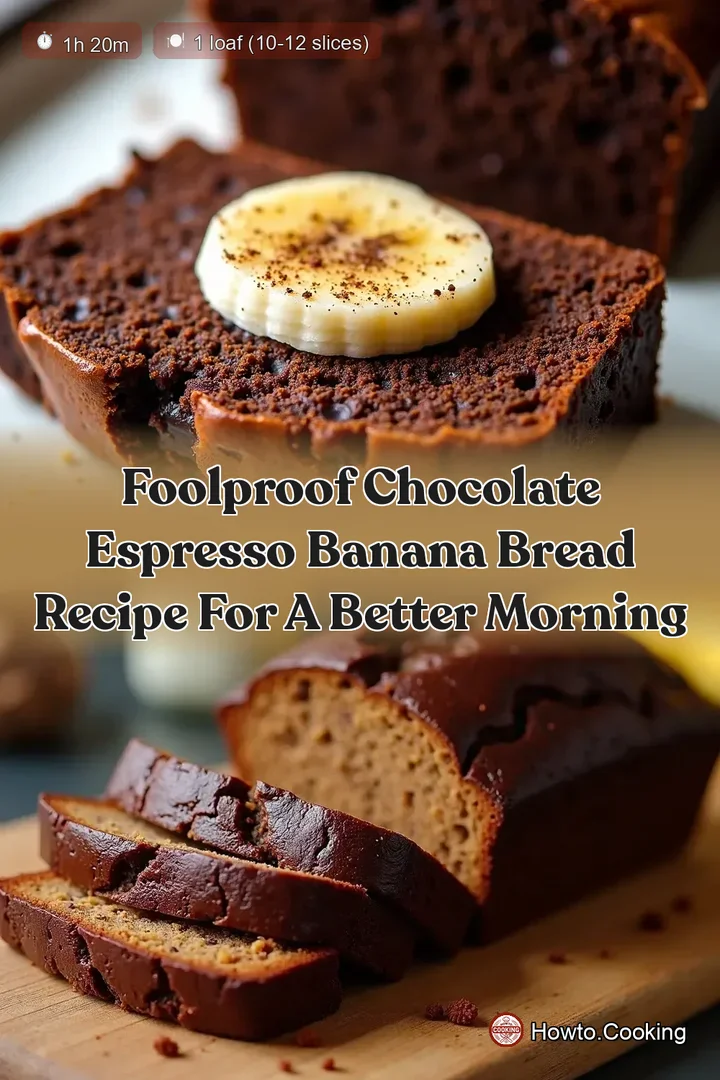 Foolproof Chocolate Espresso Banana Bread Recipe for a Better Morning