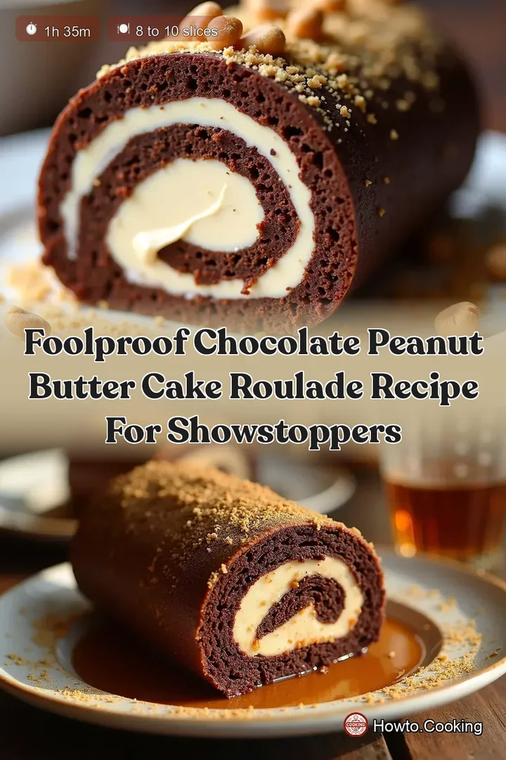 Foolproof Chocolate Peanut Butter Cake Roulade Recipe for Showstoppers