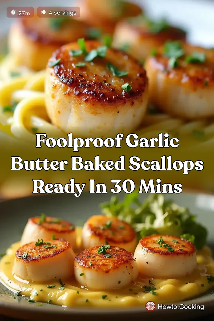Foolproof Garlic Butter Baked Scallops Ready in 30 Mins