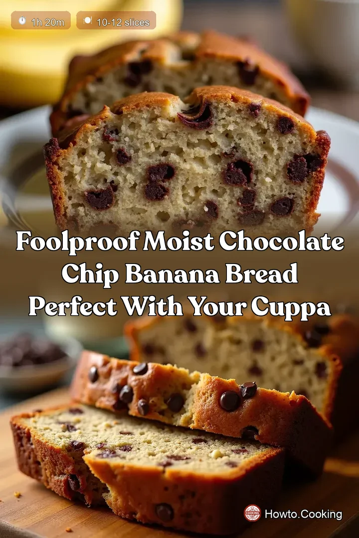 Foolproof Moist Chocolate Chip Banana Bread Perfect with Your Cuppa