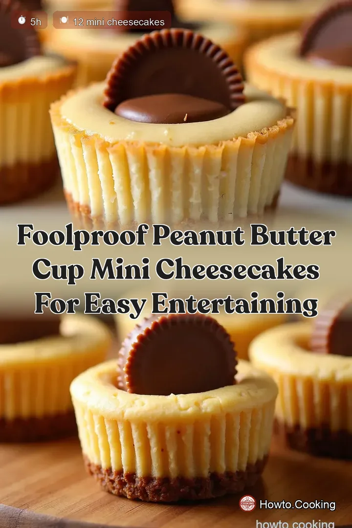 Foolproof Peanut Butter Cup Mini Cheesecakes for Easy Entertaining