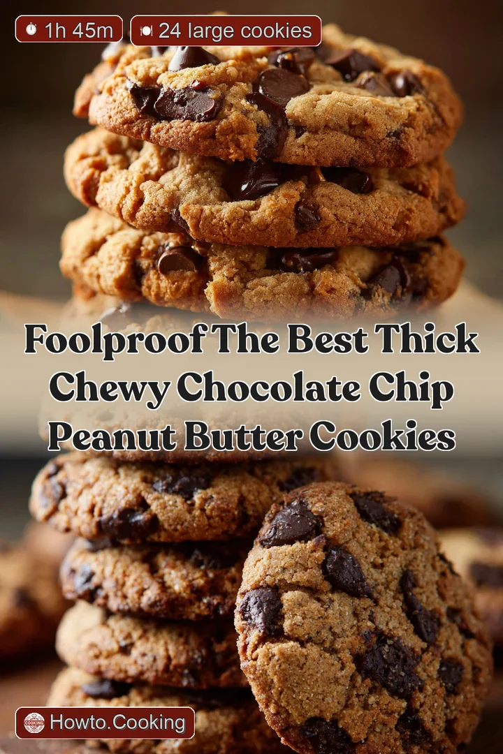 Foolproof The Best Thick Chewy Chocolate Chip Peanut Butter Cookies