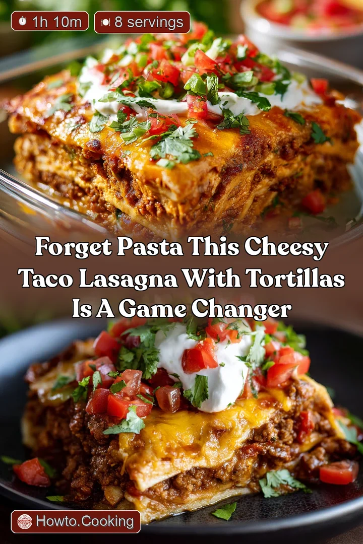 Forget Pasta This Cheesy Taco Lasagna With Tortillas is a Game Changer