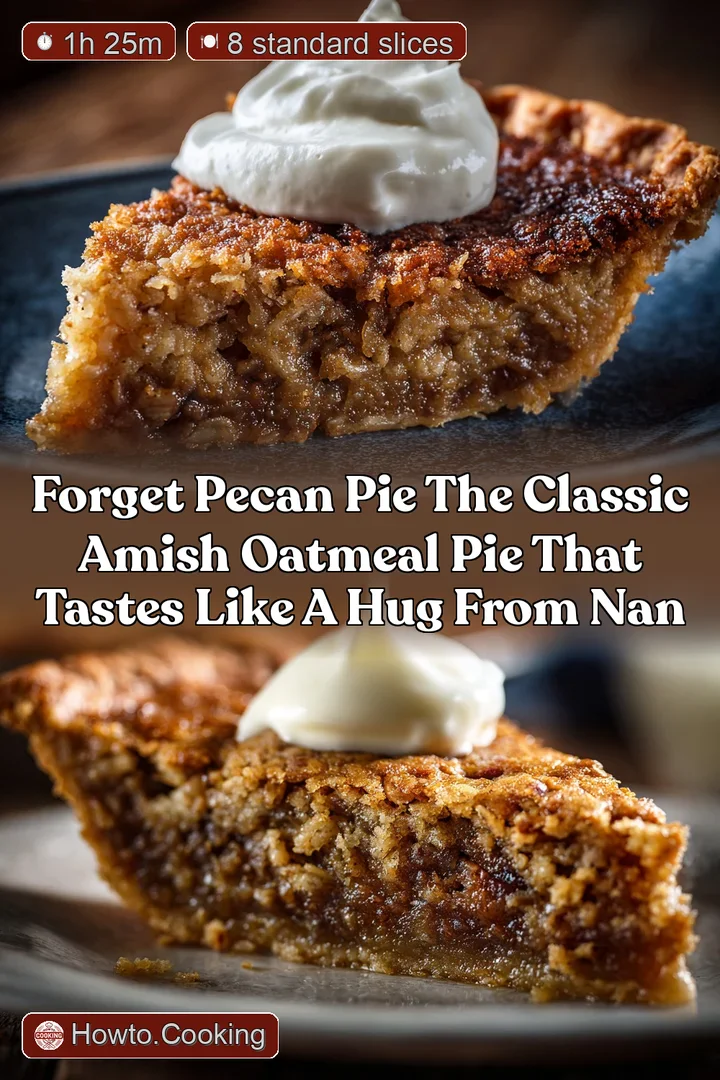 Forget Pecan Pie The Classic Amish Oatmeal Pie That Tastes Like a Hug from Nan