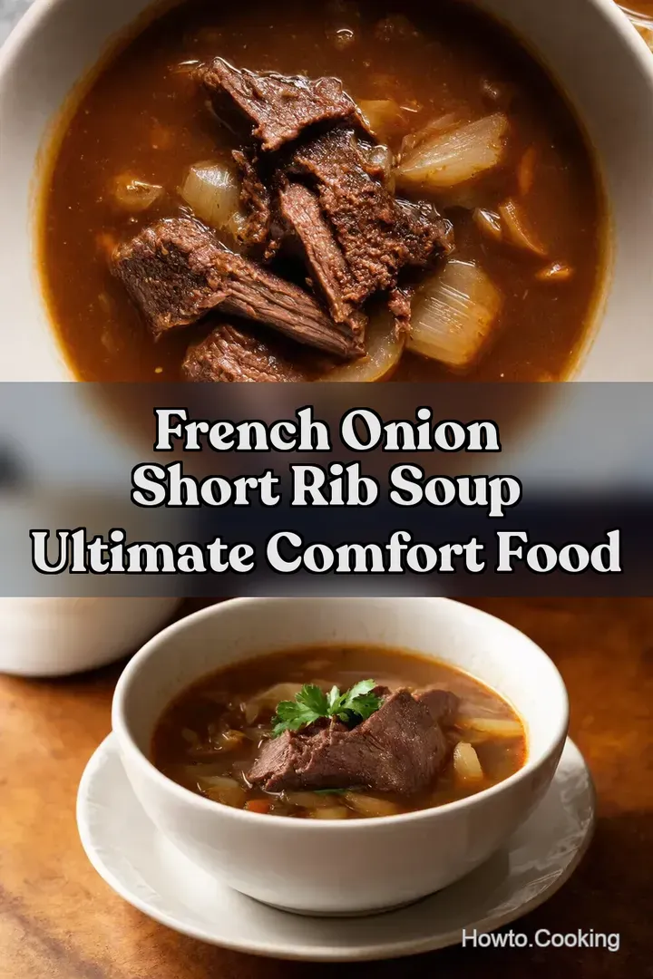 French Onion Short Rib Soup Ultimate Comfort Food