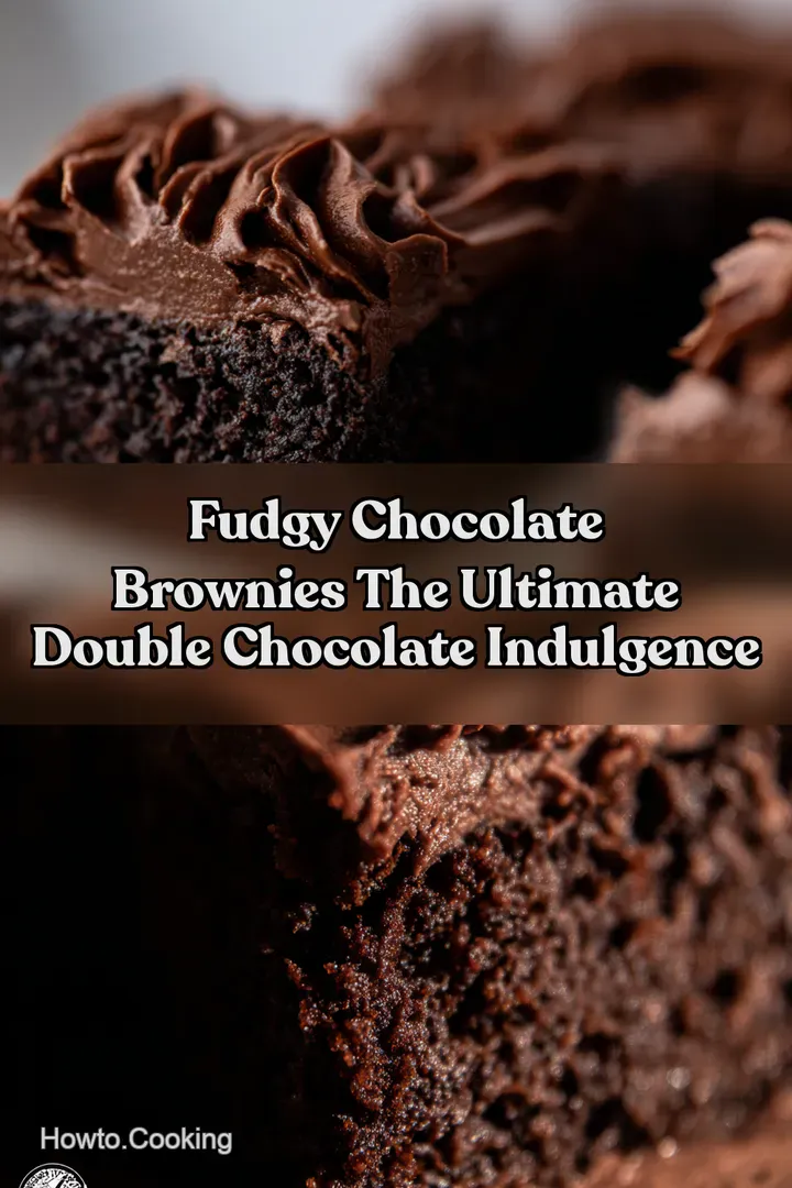 Fudgy Chocolate Brownies The Ultimate Double Chocolate Indulgence