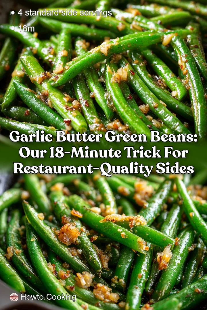Garlic Butter Green Beans: Our 18-Minute Trick for Restaurant-Quality Sides