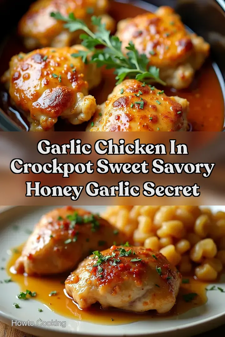 Garlic Chicken In Crockpot Sweet Savory Honey Garlic Secret