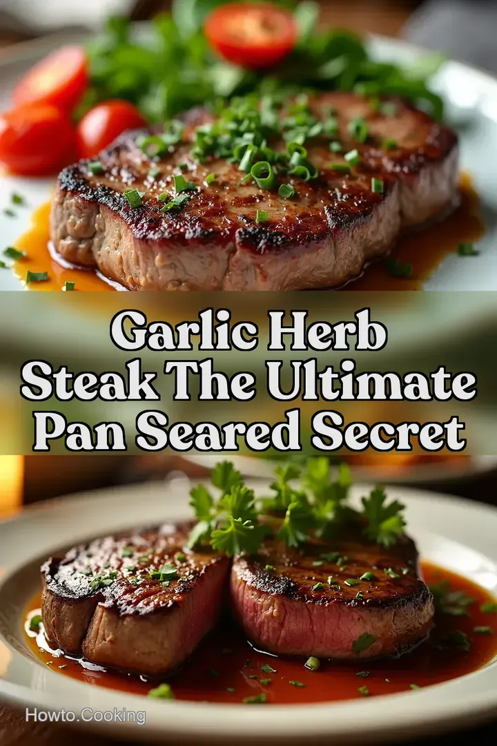 Garlic Herb Steak The Ultimate Pan Seared Secret
