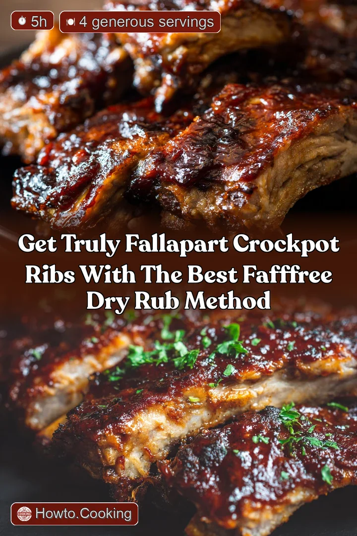 Get Truly FallApart Crockpot Ribs with the Best FaffFree Dry Rub Method