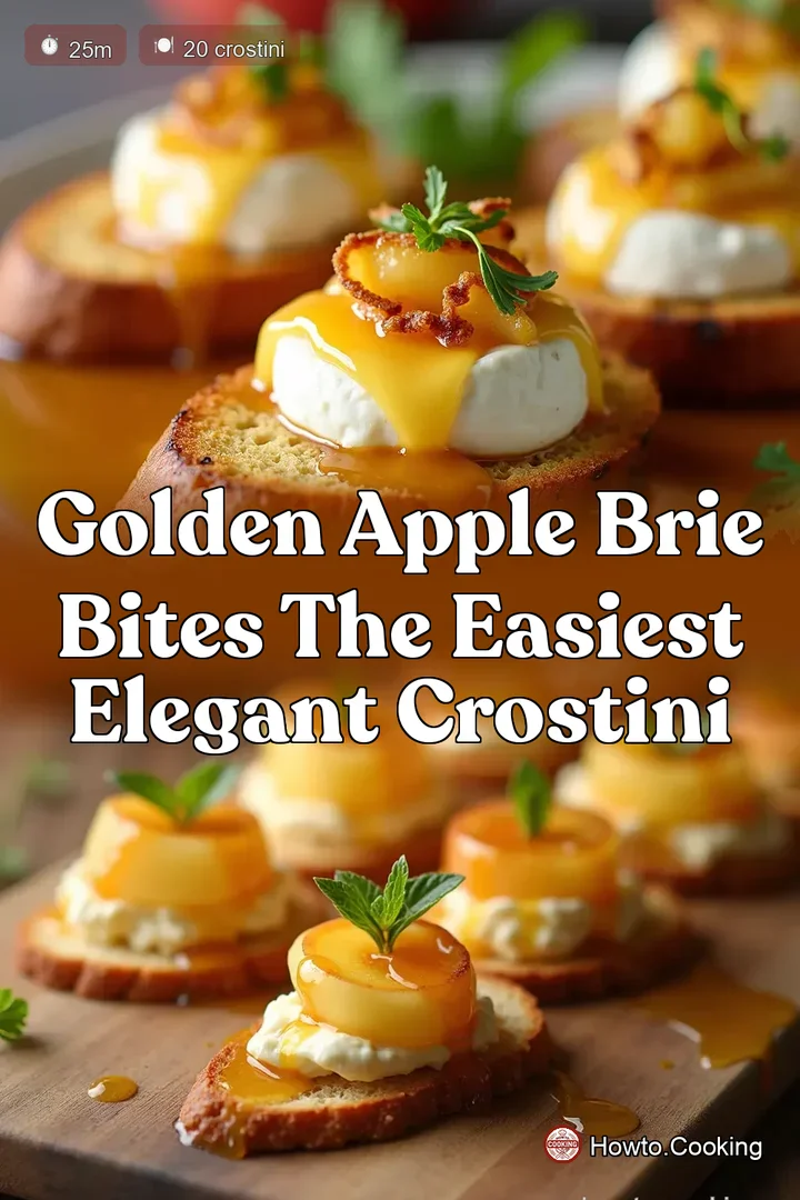 Golden Apple Brie Bites The Easiest Elegant Crostini